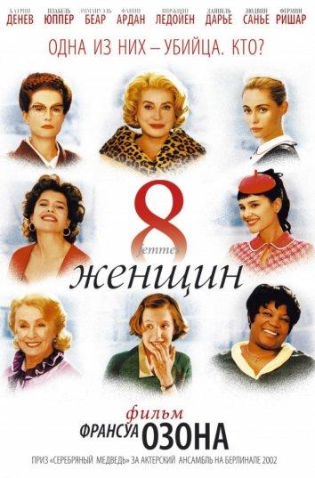 Фильм 8 женщин 2002 года смотреть онлайн с актёрами Фирмин Ришар и Изабель Юппер
